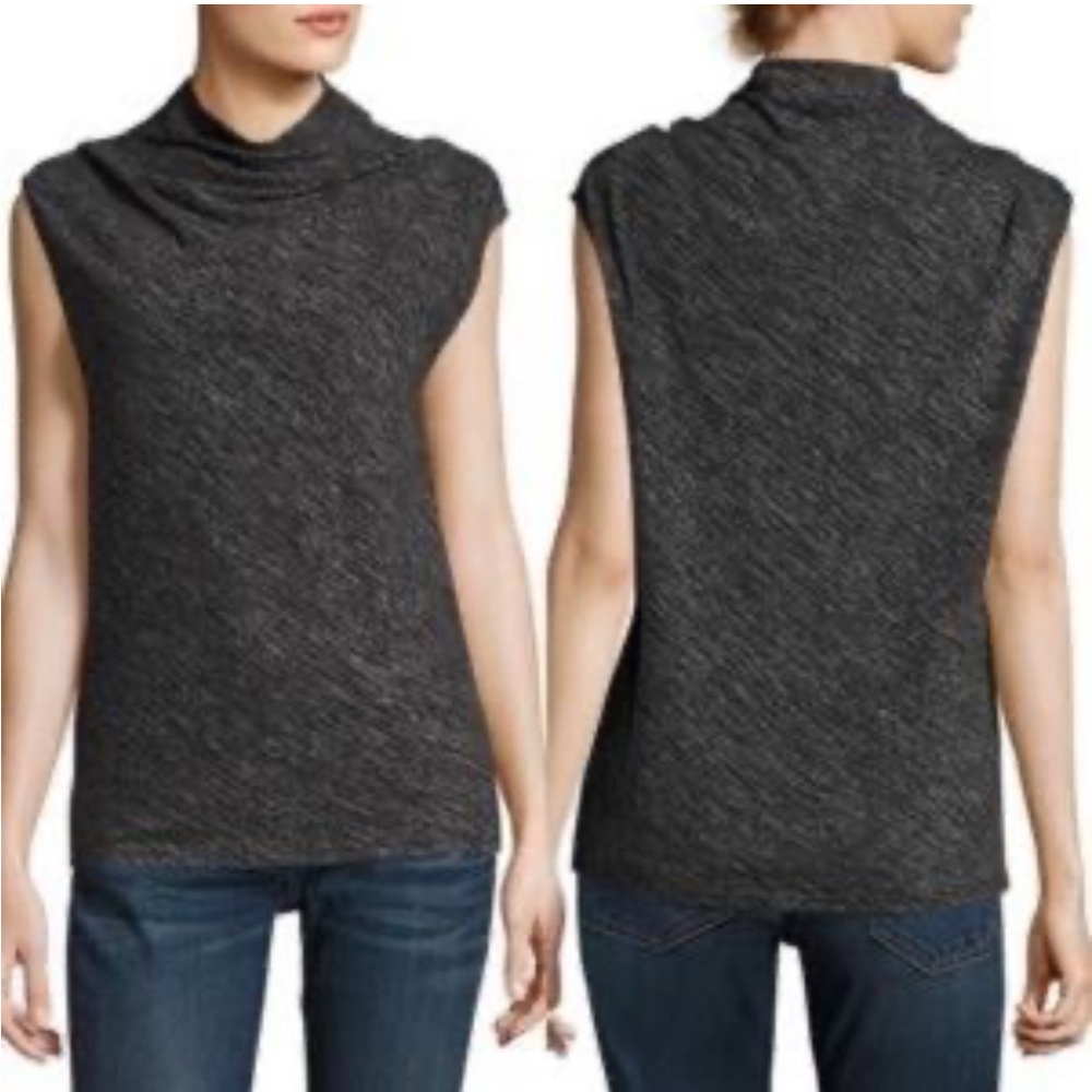 THEORY Charcoal Muscle Tee